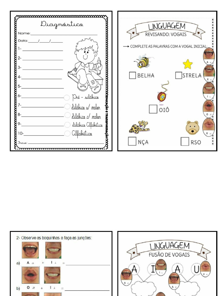 Actividades de Sílabas y Sonidos para Niños | PDF | Fónica ...