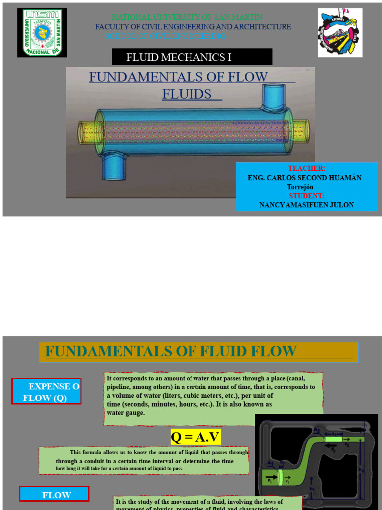 Fundamentals of Fluid Flow Analysis | PDF | Fluid Dynamics | Flow ...