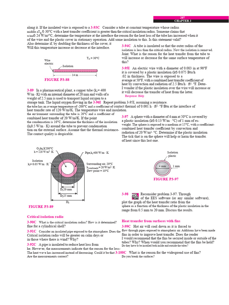 Heat Transfer Analysis in Insulated Tubes | PDF | Heat Transfer ...