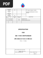 SPC-0804.02-70.02.12 Rev D2 GIS 115KV Switchgear