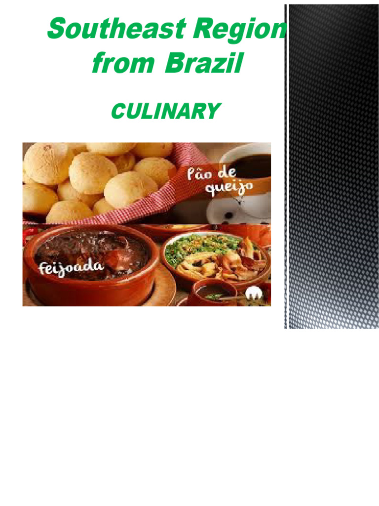 Culinary Delights of Southeast Brazil | PDF | Western Cuisine | Food ...