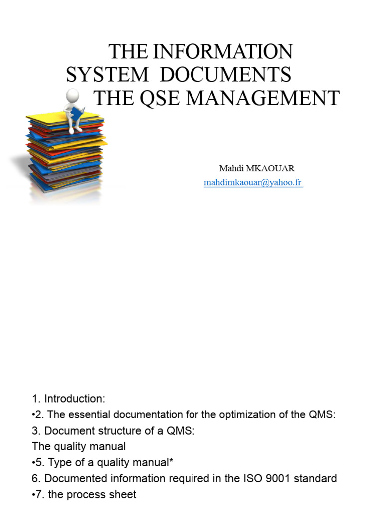 QMS Documentation Essentials for ISO 9001 | PDF | Quality Management ...