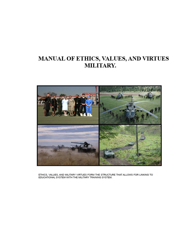 Military Ethics, Values, and Virtues Guide | PDF | Value (Ethics) | Reason