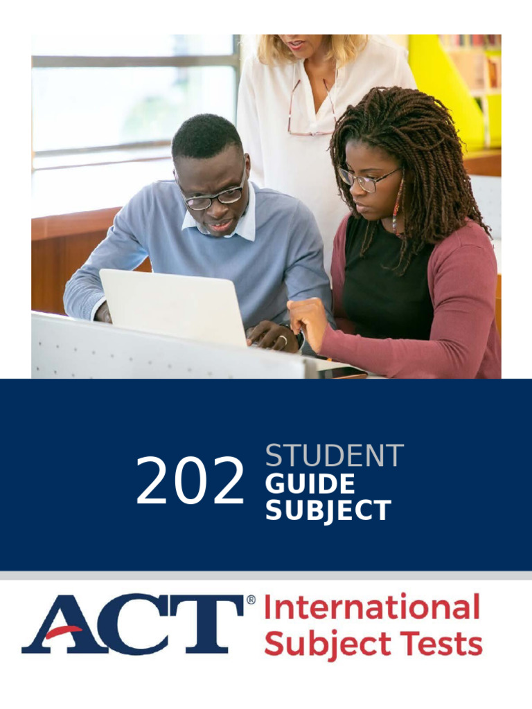 ACT International Subject Test Student Guides | PDF | Ph | Force