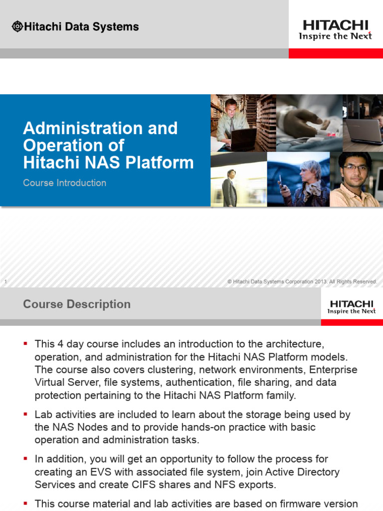 Hitachi NAS Platform Admin Course | PDF