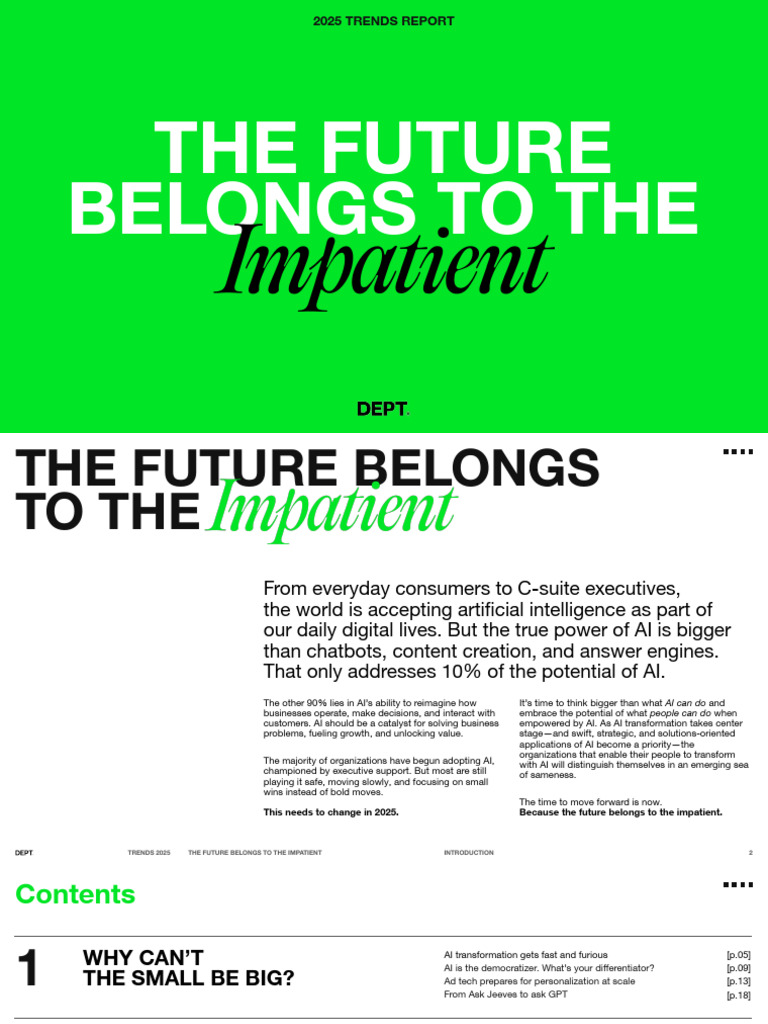 2025 AI Trends Report: Embrace Change | PDF | Artificial Intelligence ...