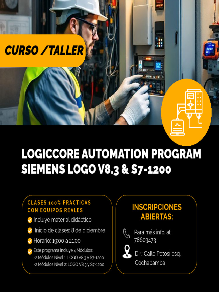 Curso Práctico de PLC: LOGO y S7-1200 | PDF | Controlador lógico ...