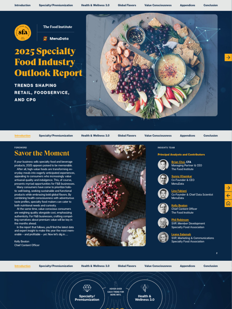 2025 Specialty Food Trends Report | PDF | Brand | Marketing
