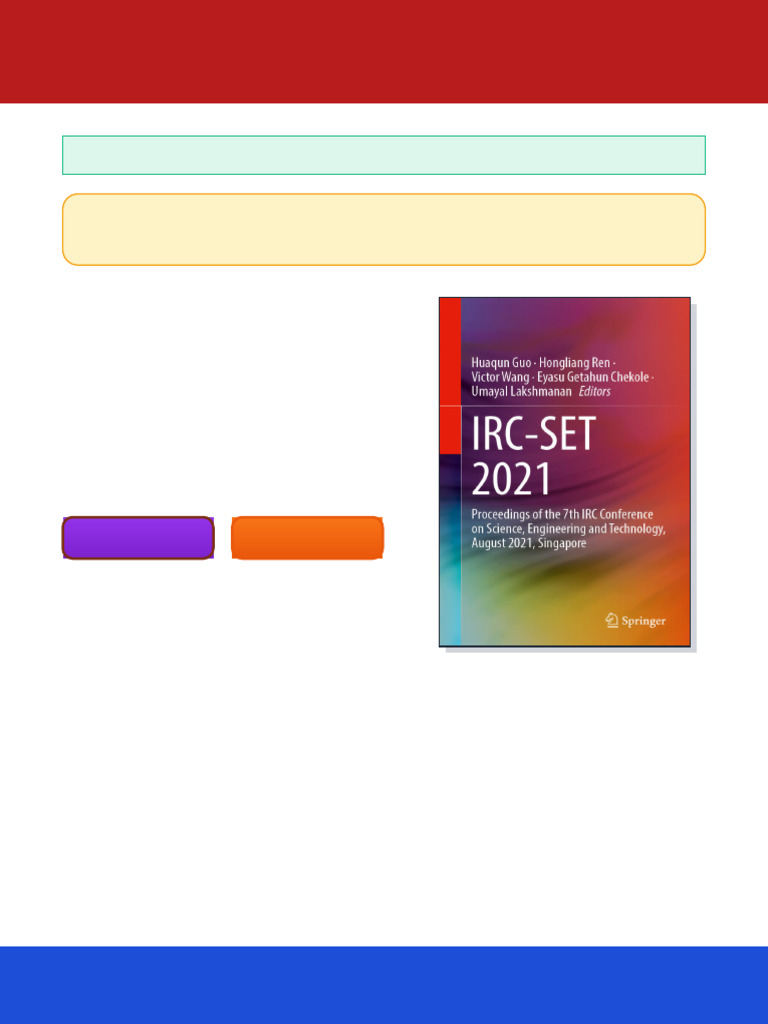 IRC-SET 2021: Proceedings of The 7th IRC Conference On Science ...
