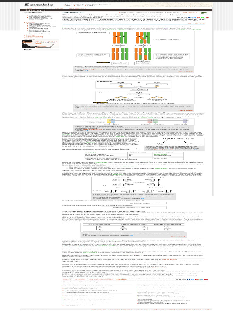 Linkage 3 | PDF | Genetic Linkage | Genetics