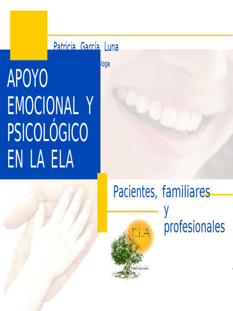 Guía de Apoyo Psicológico para ELA | PDF | Las emociones | Estrés ...