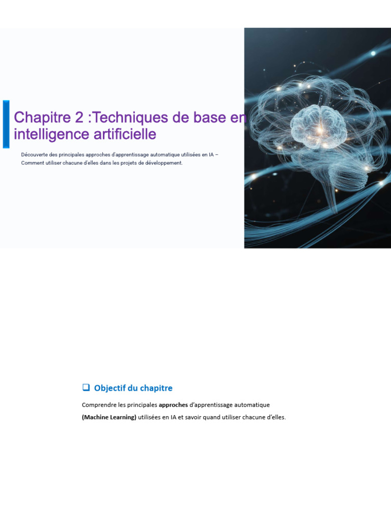 Techniques de base en apprentissage IA | PDF | Apprentissage ...