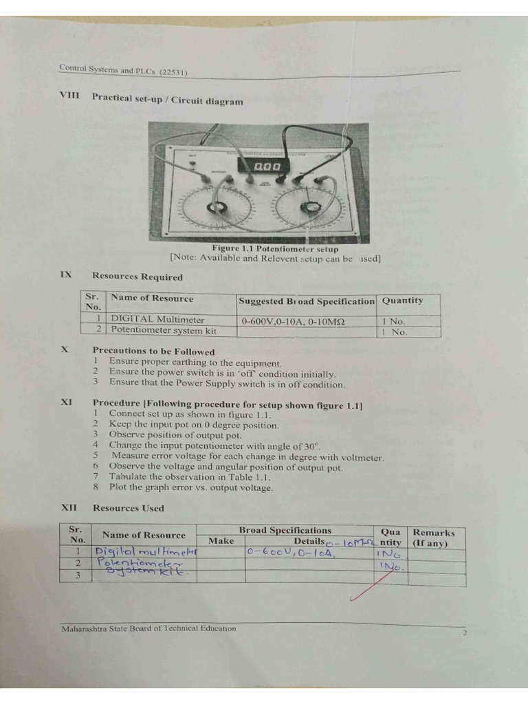 Control System and PLC | PDF