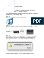 Manual Cambiar Iphone A Modo DFU
