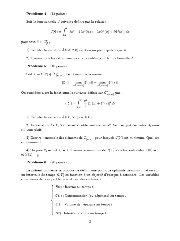 Optimisation de fonctionnelles et épargne | PDF | Consommation ...