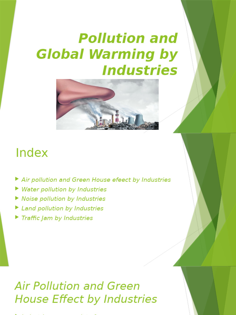 Industrial Pollution and Its Effects | PDF