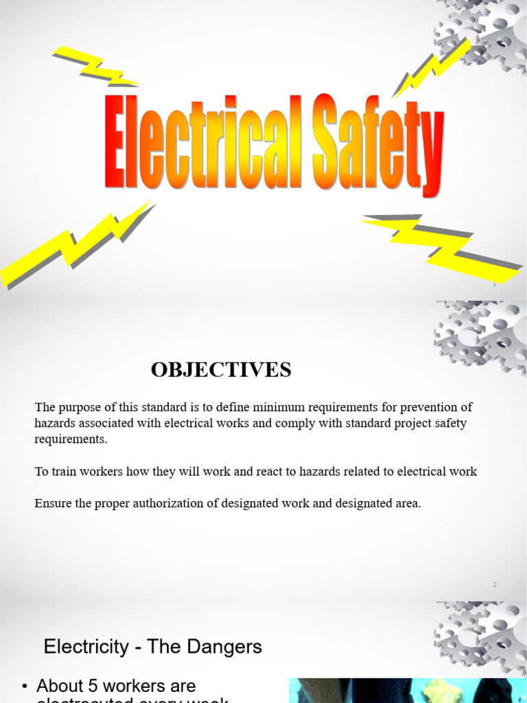 PESS-Electrical Safety Training | PDF | Fuse (Electrical) | Electrical ...