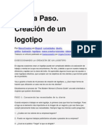 Pasos para La Creación de Un Logo