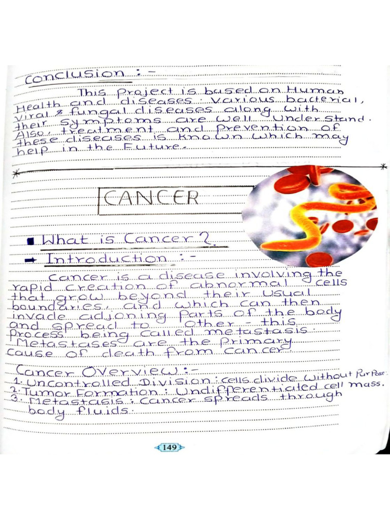 Cancer Project Biology | PDF