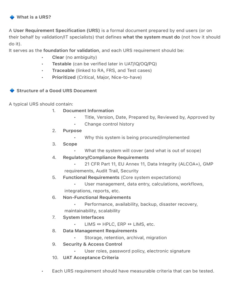 Tips For Curating A Good URS 1757553265 | PDF | Verification And ...