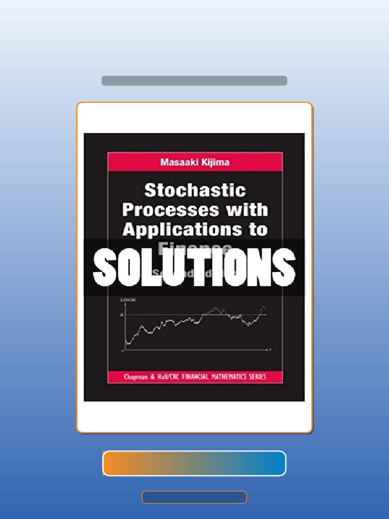 Stochastic Processes With Applications To Finance 2 Ed Kijima Ebook and ...