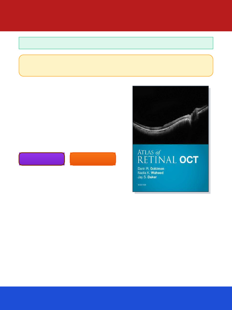 Atlas of Retinal OCT: Optical Coherence Tomography Darin Goldman Ebook ...
