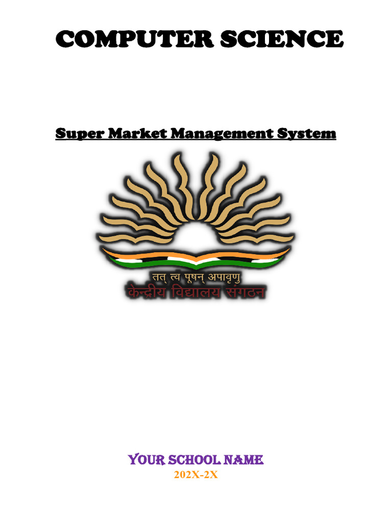Supermarket Management System Project | PDF | Cakes | Dairy
