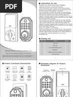 Manual of Smart Door Lock | PDF