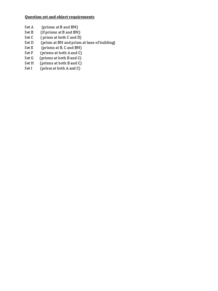 Surveying Instrumentation Question Sets | PDF