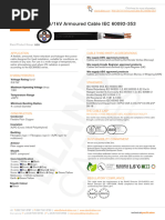SWA Cable Specifications and Sizes | PDF | Electrical Wiring ...