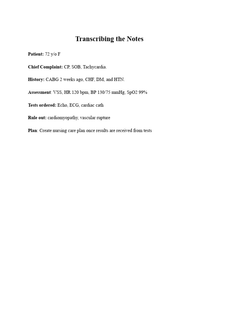 How Do You Interpret Medical Notes | PDF