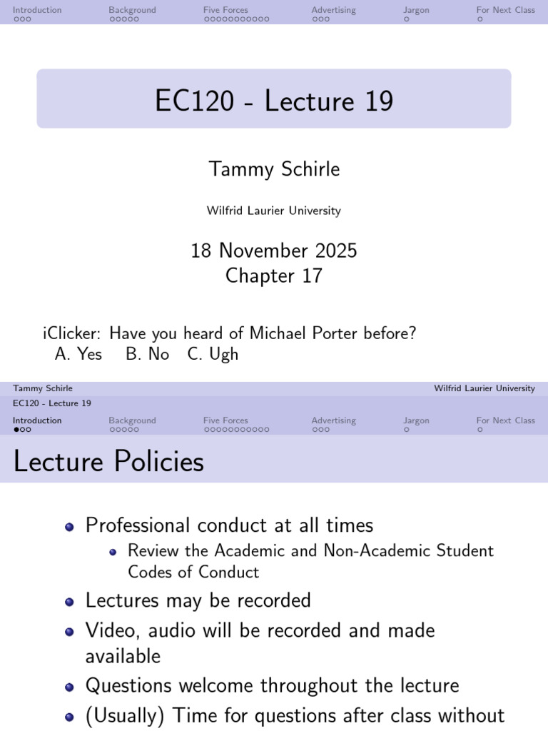 Ec120 Lecture19 Fall2025 | PDF | Monopoly | Market Failure