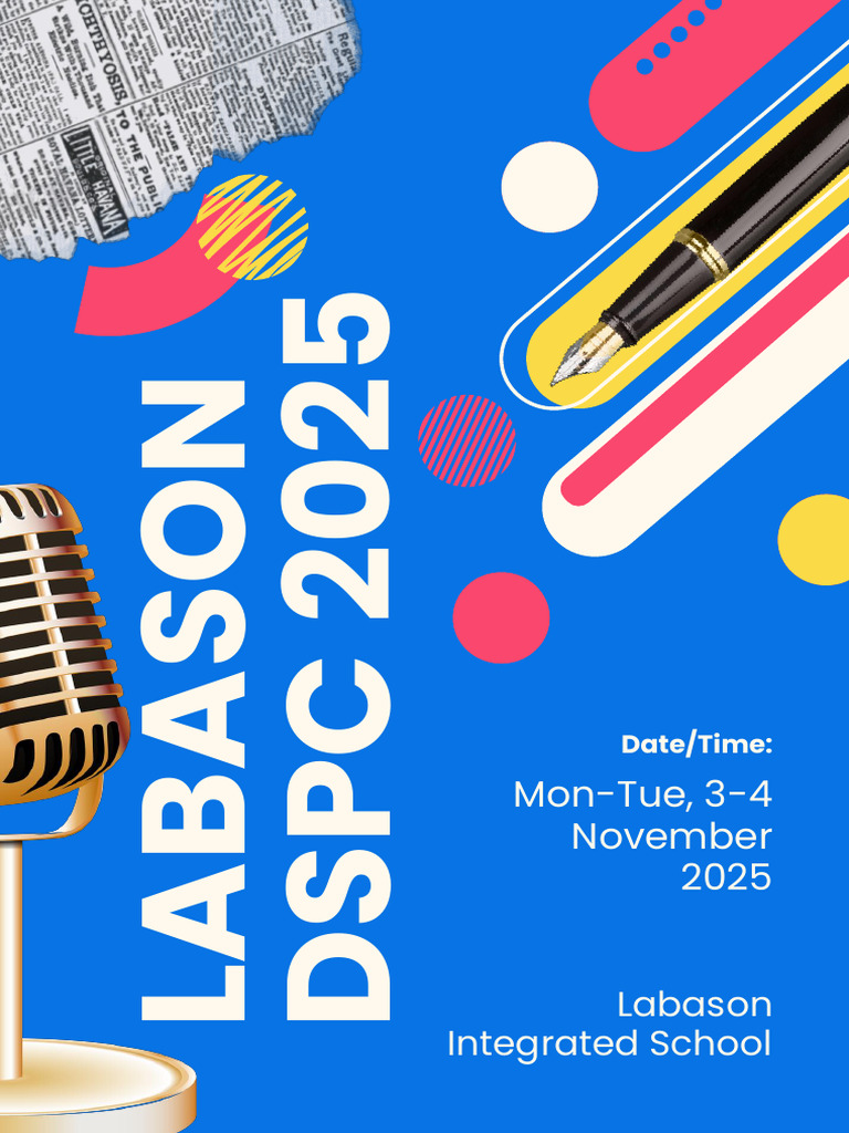 LABASON DSPC 2025 Program Schedule | PDF