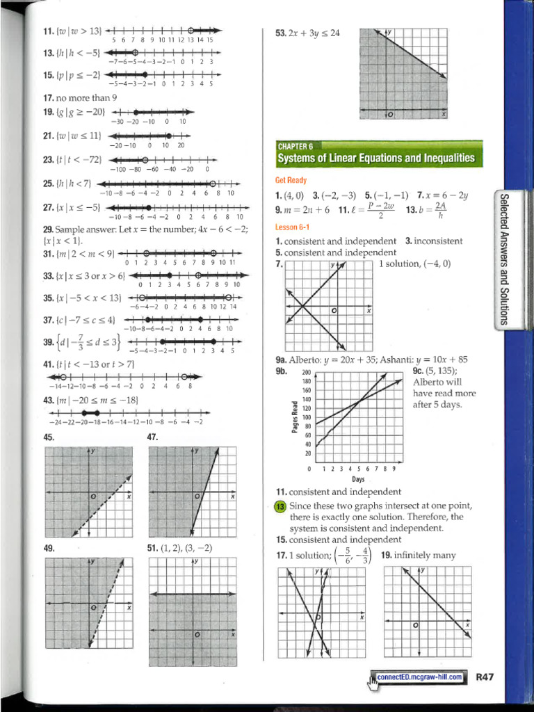 a1 Chapter 6 Text Answer Key | PDF