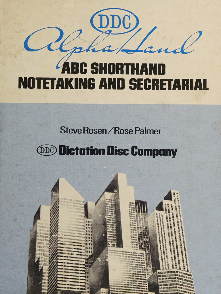 Alpha Hand_ ABC Shorthand | PDF | Writing