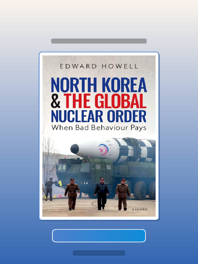 Test Bank of North Korea and the Global Nuclear Order When Bad ...