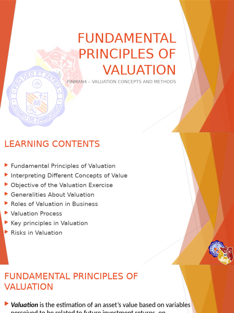Key Valuation Principles Explained | PDF | Valuation (Finance ...