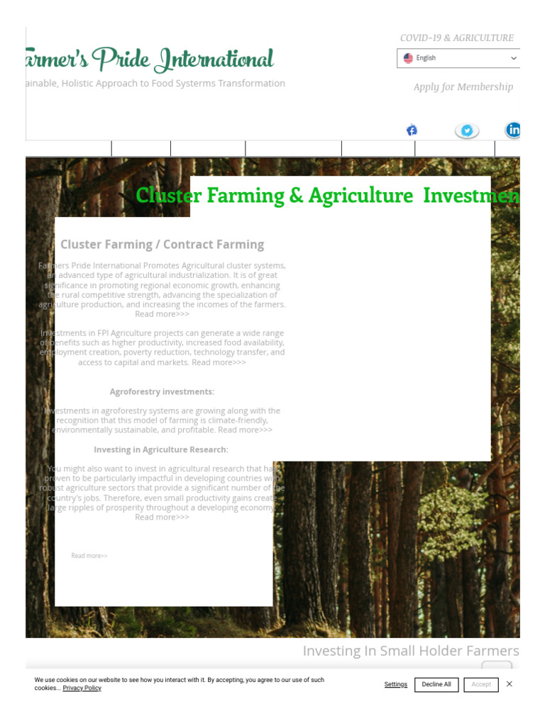 Agricultural Cluster Farming Benefits | PDF | Agriculture | Farms