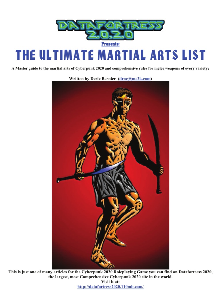 Cp2087 Ultimate Martial Arts PDF Karate Chinese Martial Arts