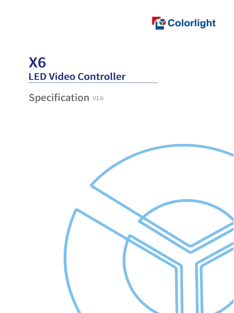 X6 Specification V1.6 1675338326 | PDF
