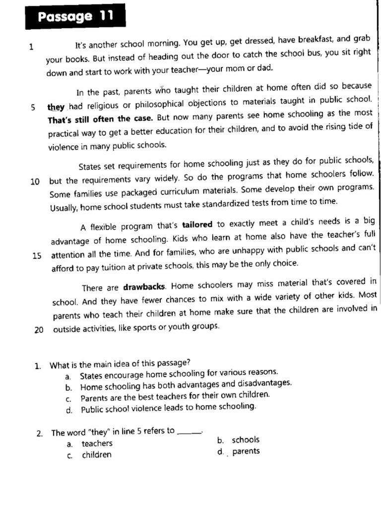 Entrance - Passage Reading 02 | PDF