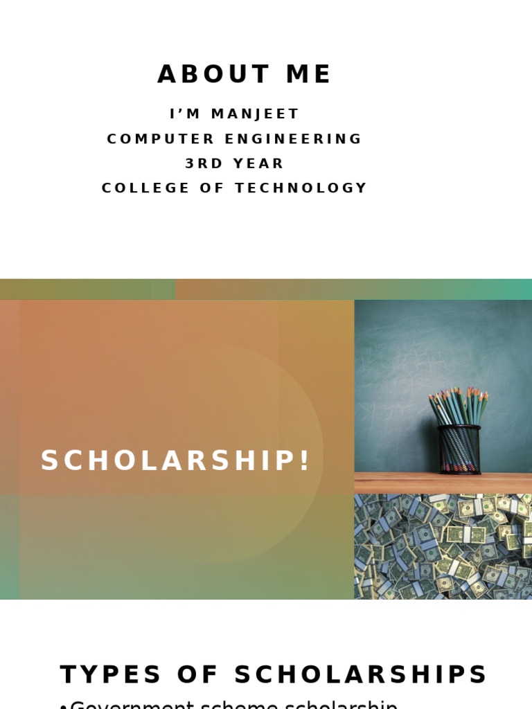 Scholarships for Computer Engineering Students | PDF