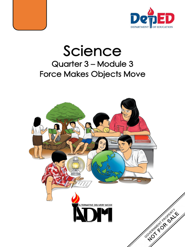 Science 1 Q3 Module 3 Week 3 Final Edited | PDF | Learning | Force