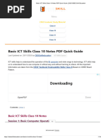 Class 10 IT Complete Notes Guide | PDF | Databases | Entrepreneurship