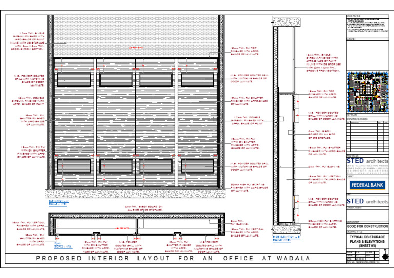 Federal Bank Typical DB Storage - Sheet 01 24.09.25 | PDF