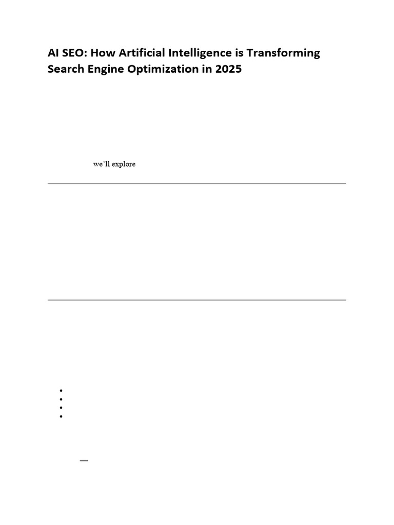 AI SEO: How Artificial Intelligence is Transforming Search Engine ...