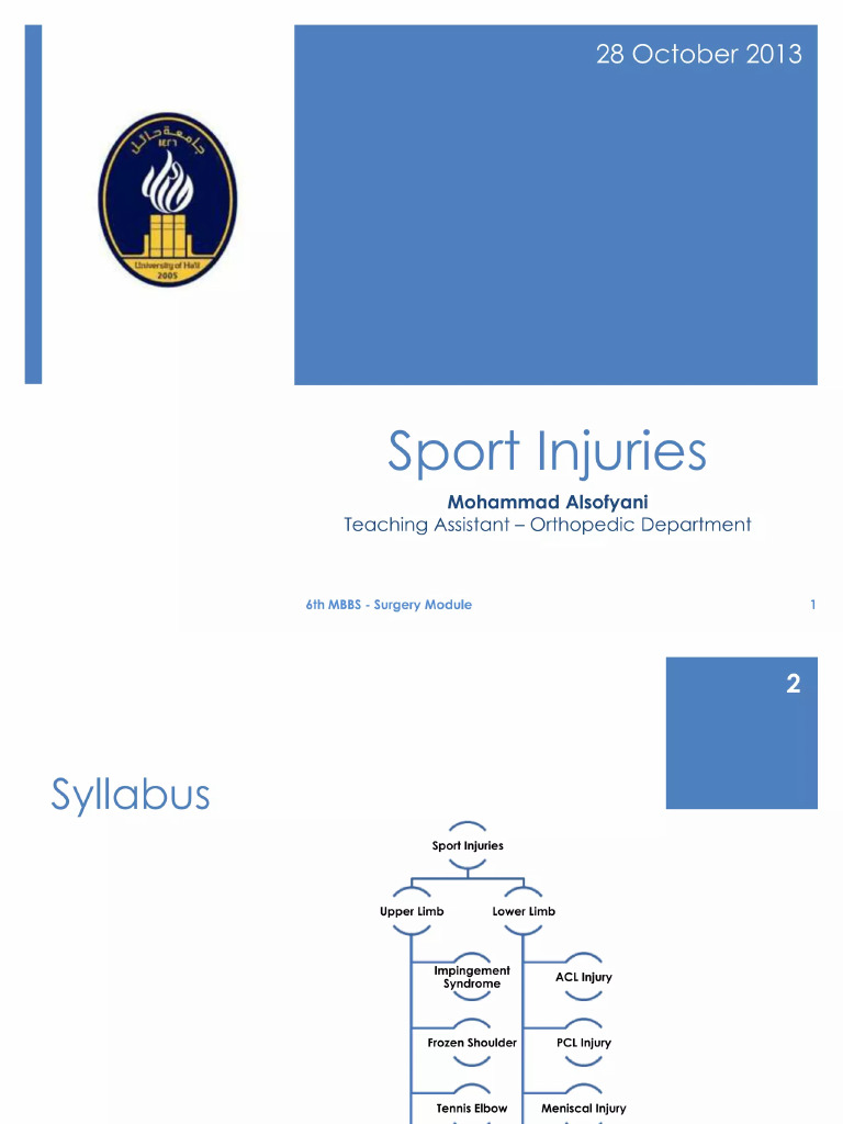 Sport Injuries 28238383 28238383 | PDF