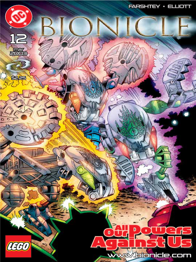 Bionicle Comic_issue 12 PDF Lego Toys