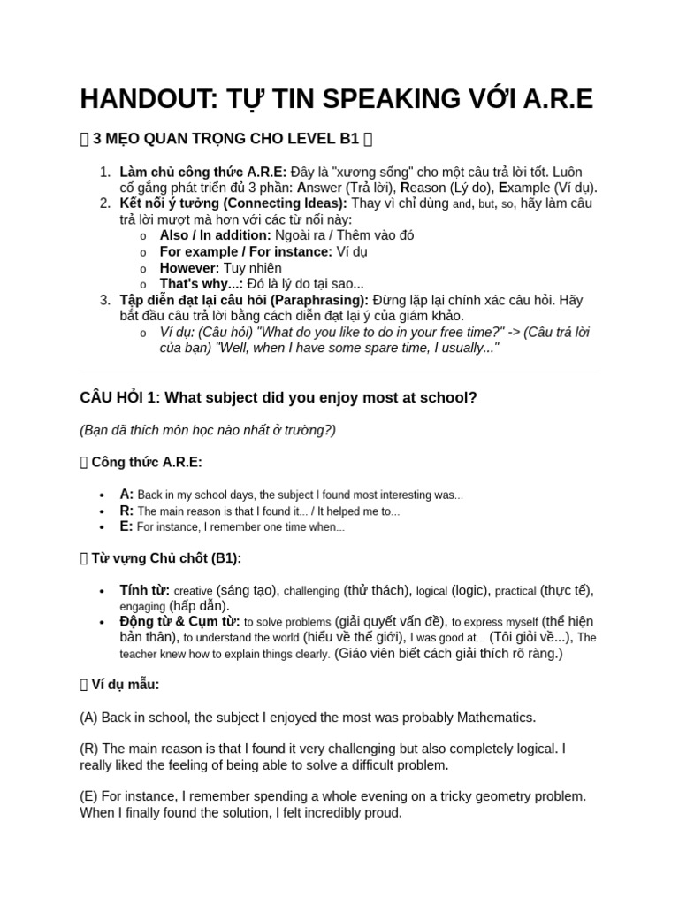 Speaking l5 | PDF