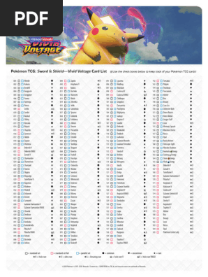 vivid voltage booster box list Pokemon Pack/Box Pastime Sports & Games Put a little color and a lot of spark into your deck or collection with the Sword Booster Pack Prices | Pokemon